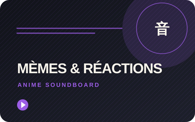 Mèmes & réactions soundboard