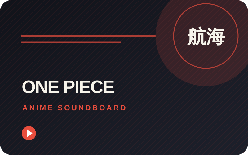 One Piece soundboard